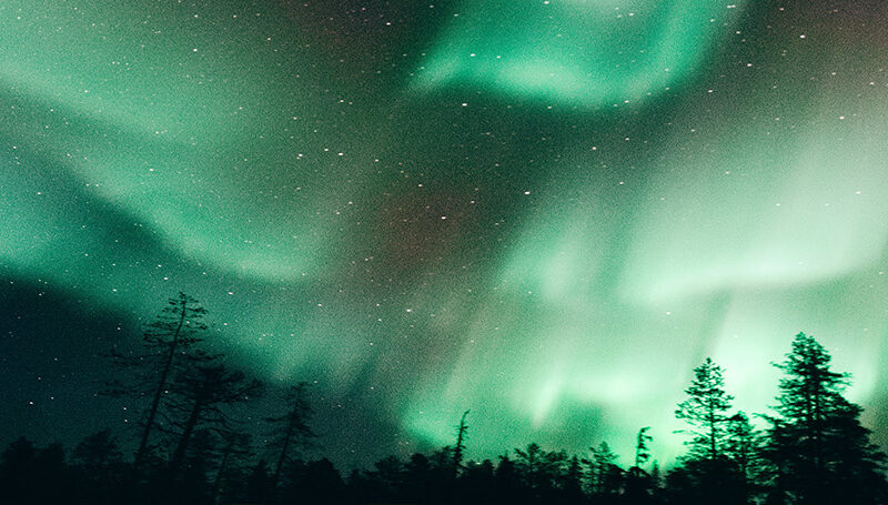 Küchenrückwand Nordlicht