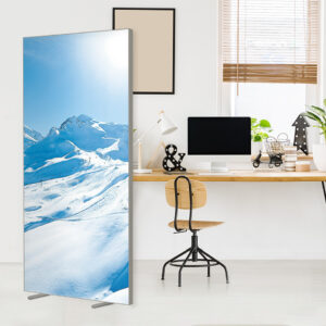 Sichtschutz Trennwand Schneegebirge