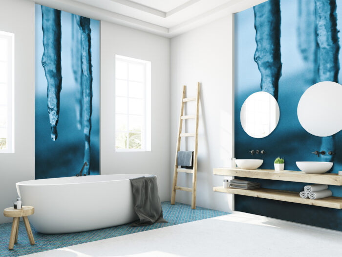 Wandverkleidung_Eiszapfen Wandverkleidung Eiszapfen