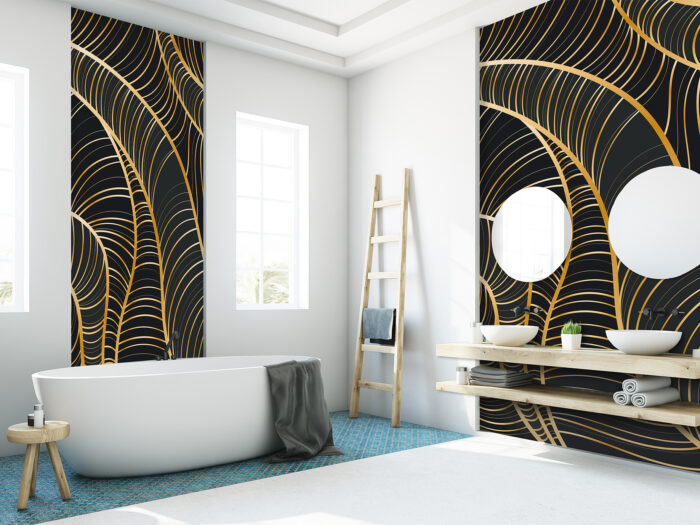 Wandverkleidung Golden Lines