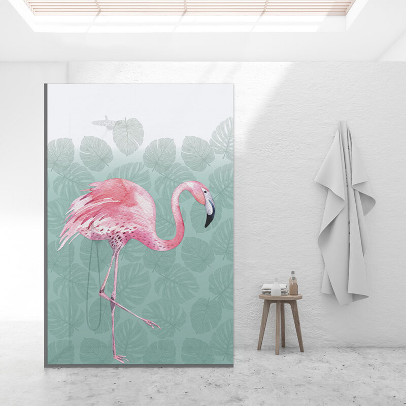 Duschtrennwand für Walk-in Duschen Flamingo