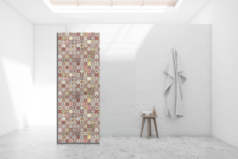 Duschtrennwand für Walk-in Duschen Azura-Red