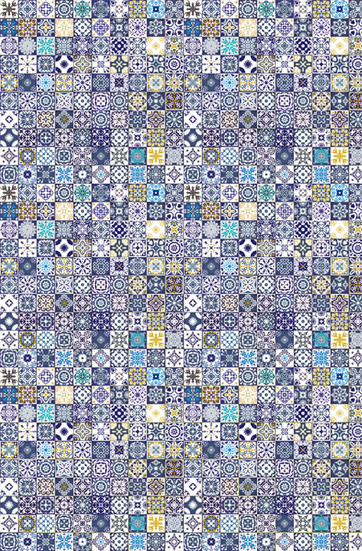 Duschtrennwand für Walk-in Duschen Azura-Blue