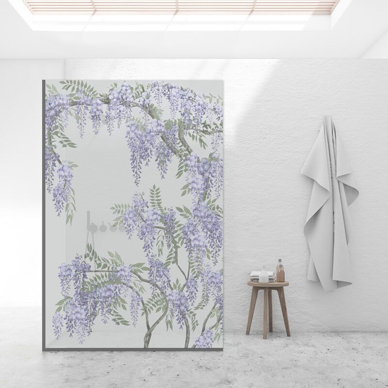 Duschtrennwand für Walk-in Duschen Wisteria