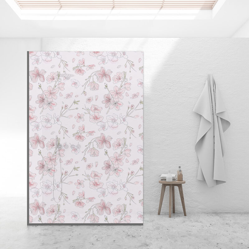 Duschtrennwand für Walk-in Duschen Spring Sketch