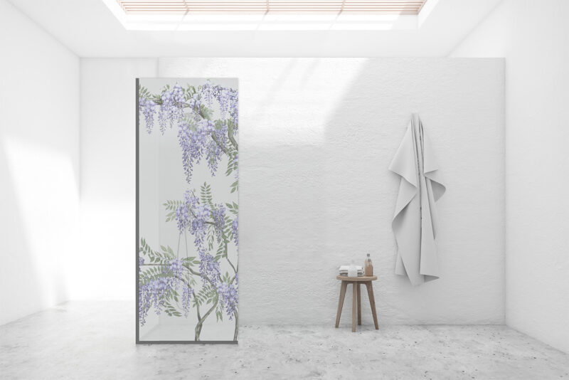 Duschtrennwand für Walk-in Duschen Wisteria