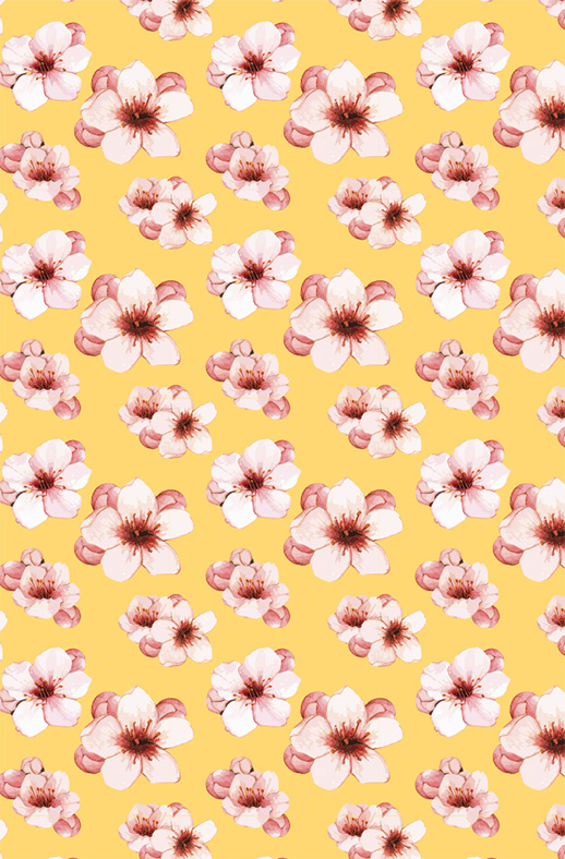 Duschtrennwand für Walk-in Duschen Cherry Blossom