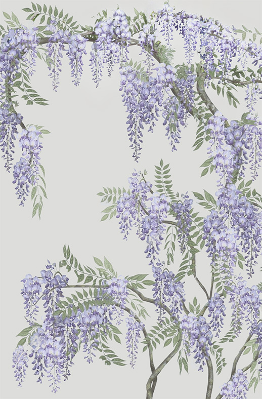 Duschtrennwand für Walk-in Duschen Wisteria