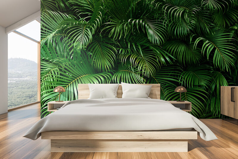 Tapete Palmenblätter