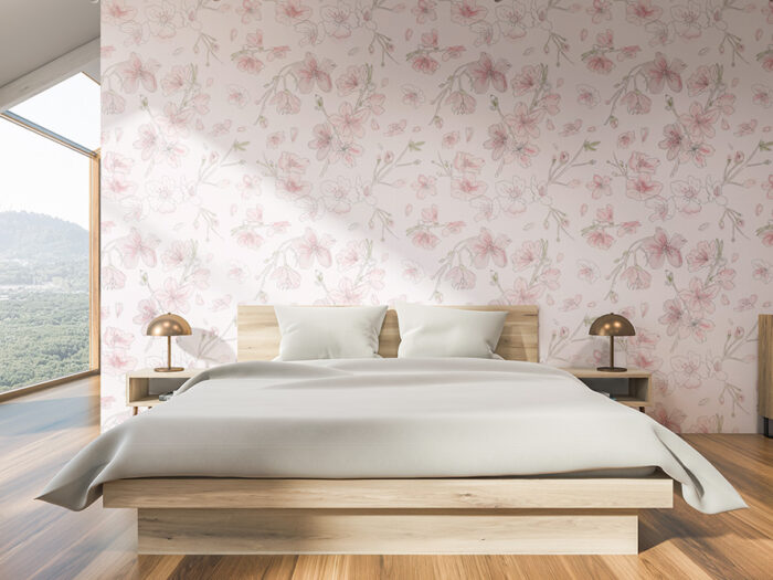 Tapete_Schlafzimmer_spring-sketch Tapete spring sketch