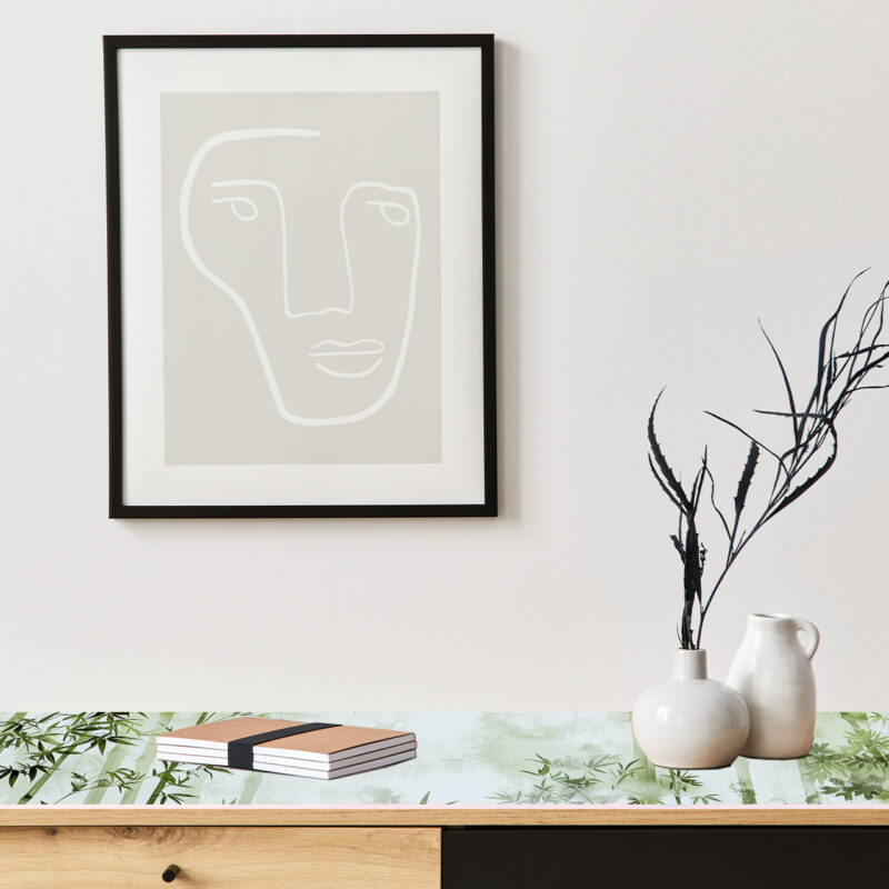 Auflegeglas für Kommoden Bambuswald