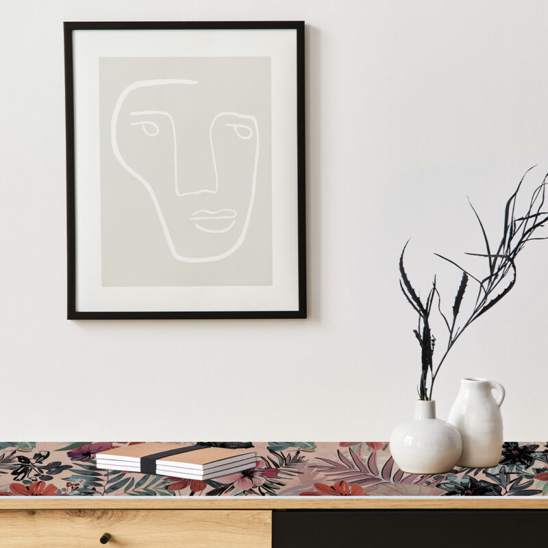 Auflegeglas für Kommoden Floral Fusion