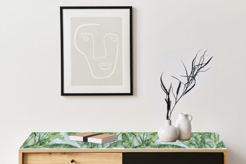 Auflegeglas für Kommoden Palm Breeze