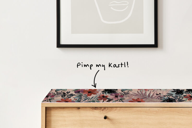 Auflegeglas für Kommoden Floral Fusion