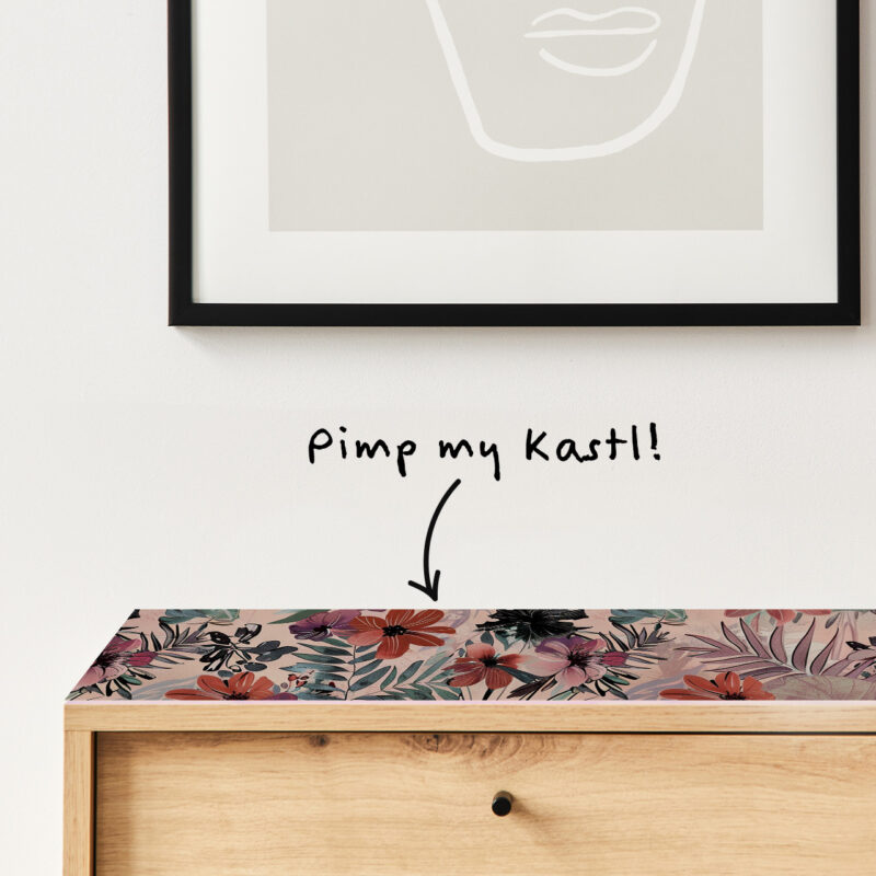 Auflegeglas für Kommoden Floral Fusion