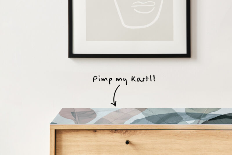 Auflegeglas für Kommoden Natur in Pastell