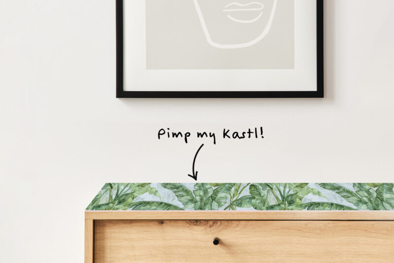 Auflegeglas für Kommoden Palm Breeze