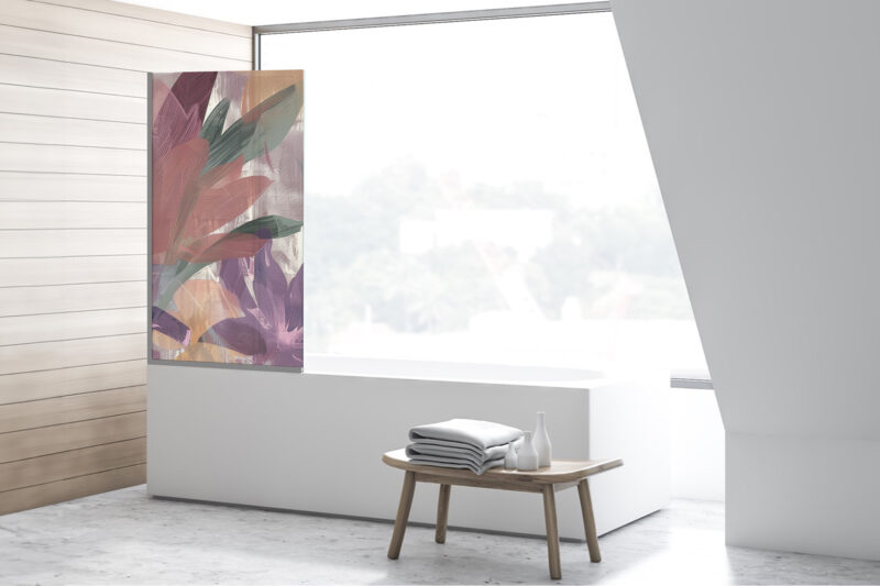 Badezimmerglas_Bloom_80x140 Duschtrennwand für Bloom