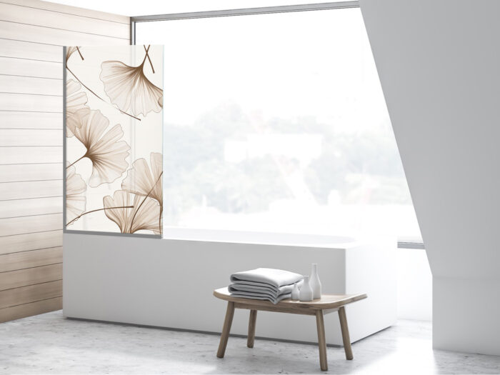 Duschtrennwand für Gingko Studie