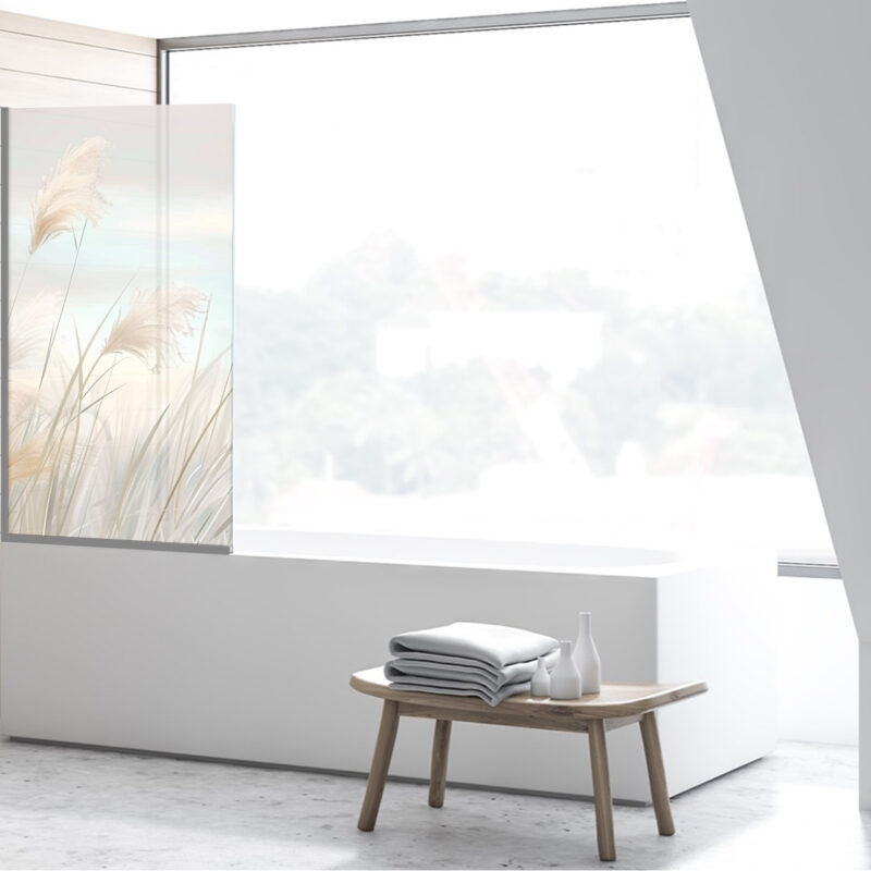 Duschtrennwand für Leises Schilf