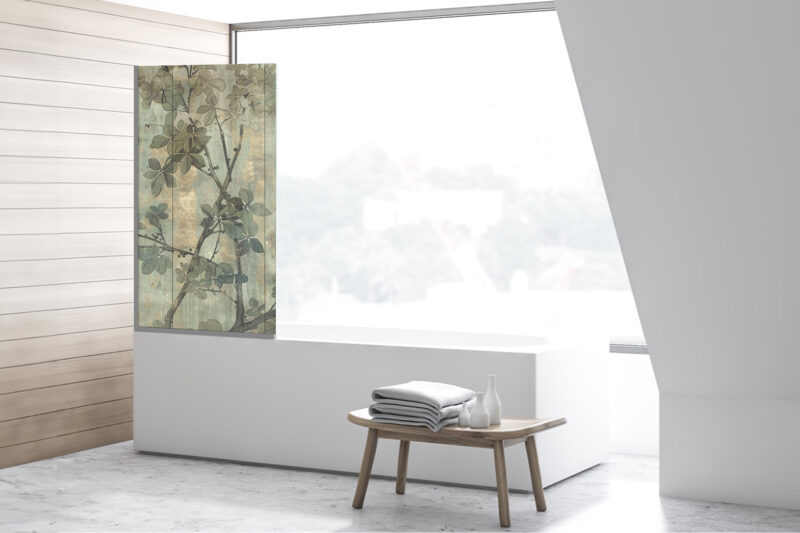 Badezimmerglas_Nature-Calm_80x140 Duschtrennwand für Nature Calm