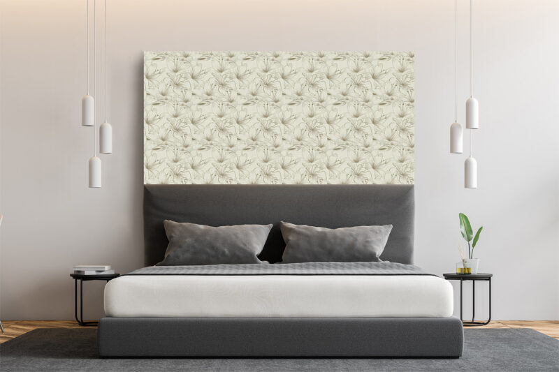 Bettkopfteil Line Bloom