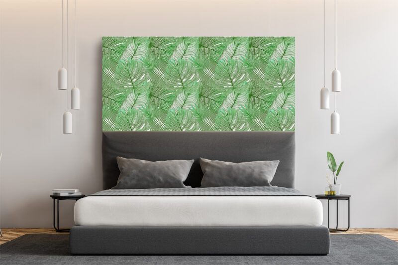 Bettkopfteil Jungle Lines