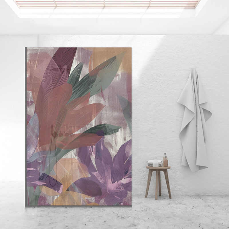 Duschtrennwand_140x210_bloom Duschtrennwand für Walk-in Duschen Bloom