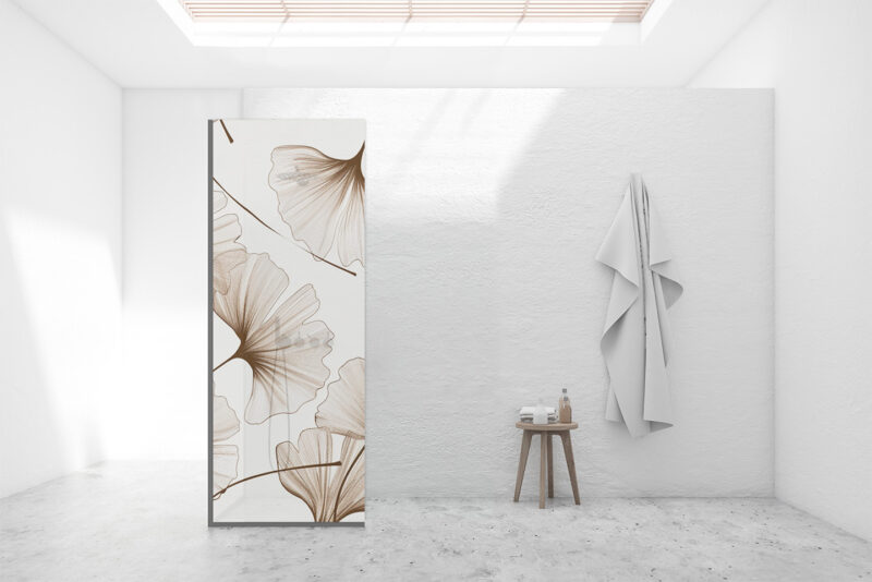 Duschtrennwand für Walk-in Duschen Ginkgo Studie