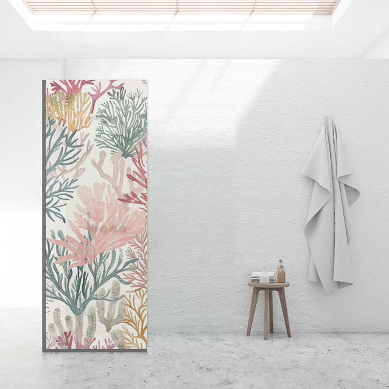 Duschtrennwand für Walk-in Duschen Sea Colors