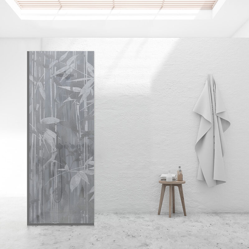 Duschtrennwand_80x210_Soft-jungle Duschtrennwand für Walk-in Duschen Soft Jungle