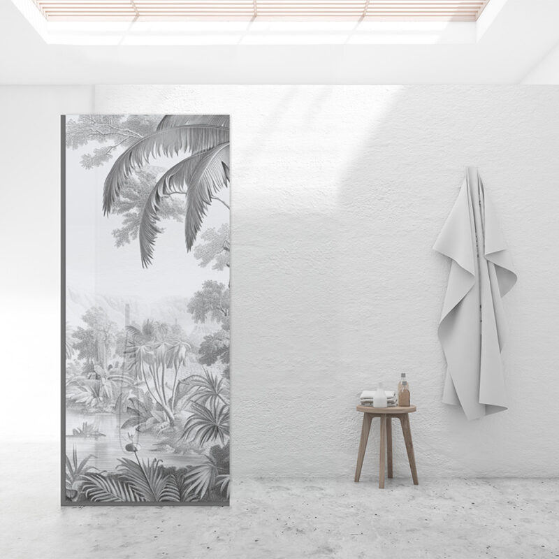 Duschtrennwand für Walk-in Duschen Fernes Tal