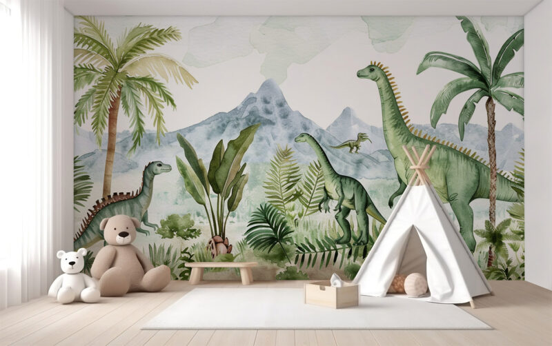 Kindertapete Dinos