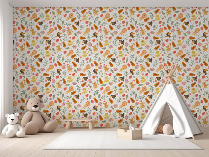 Kindertapete Dschungel Vibes