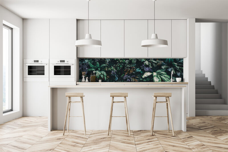 Küchenrückwand Blätterdschungel
