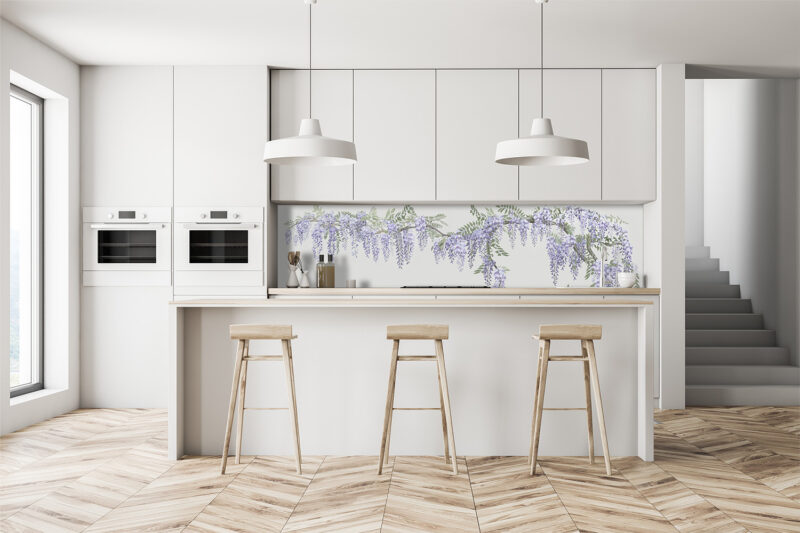 Küchenrückwand Wisteria
