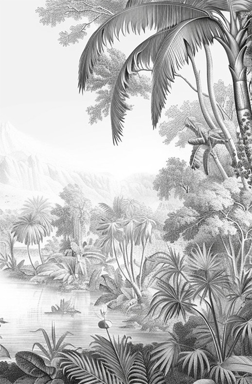 Duschtrennwand für Walk-in Duschen Fernes Tal