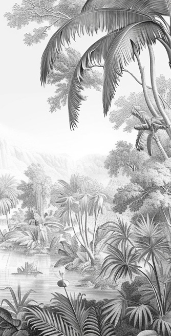 Motiv_Fernes-Tal_80x140 Duschtrennwand für Fernes Tal