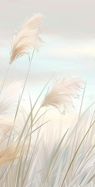 Duschtrennwand für Leises Schilf