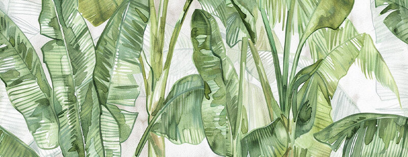 Auflegeglas für Kommoden Palm Breeze