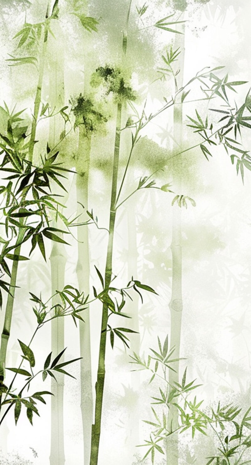 Wandverkleidung Bambuswald