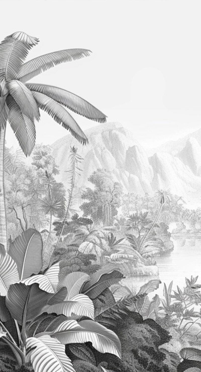 Wandverkleidung Fernes Tal