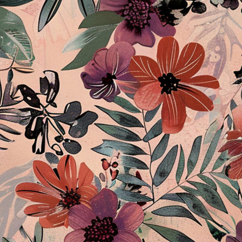 Wandverkleidung Floral Fusion