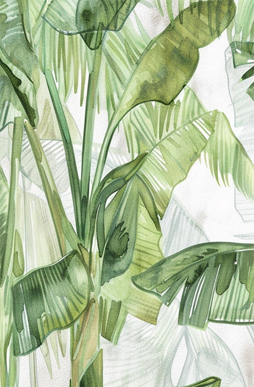 Duschtrennwand für Walk-in Duschen Palm Breeze