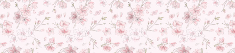 Küchenrückwand Spring Sketch