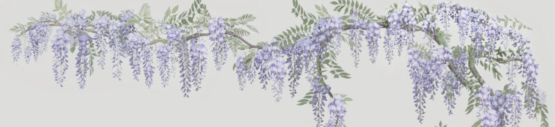 Küchenrückwand Wisteria