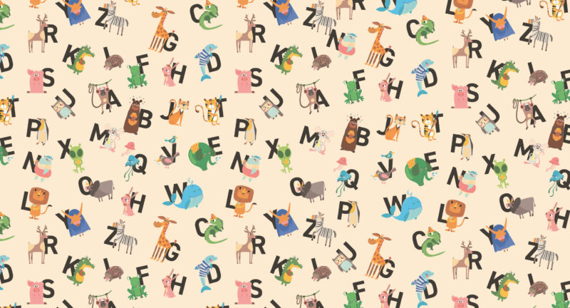 Tapete_500x270_Bahnen_ABC Kindertapete ABC