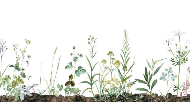 Tapete Botanical Meadow