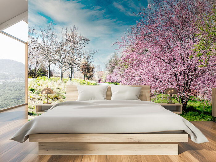 Tapete Frühlingsspaziergang