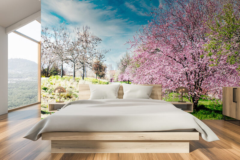 Tapete Frühlingsspaziergang